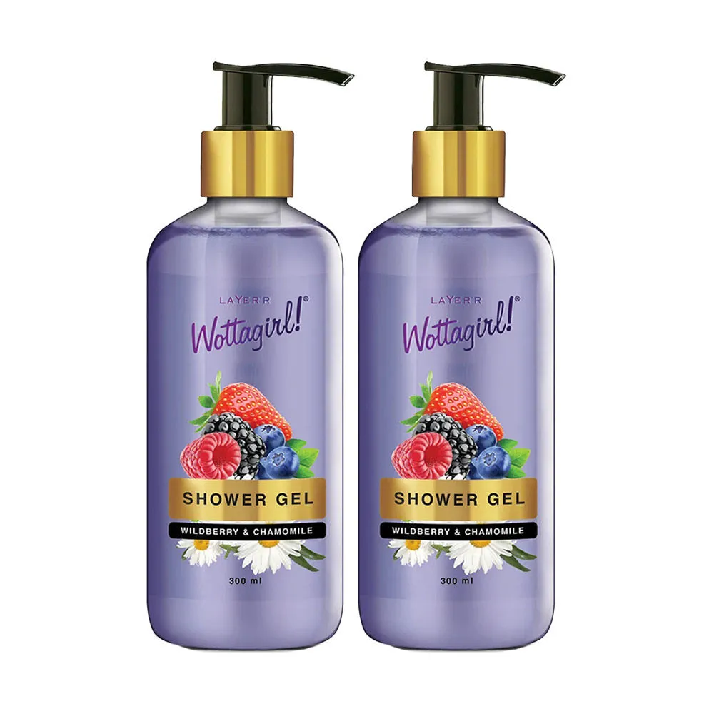 Layer'r Wottagirl Wild Beryy & Chamomile Shower Gel (Pack Of 2)