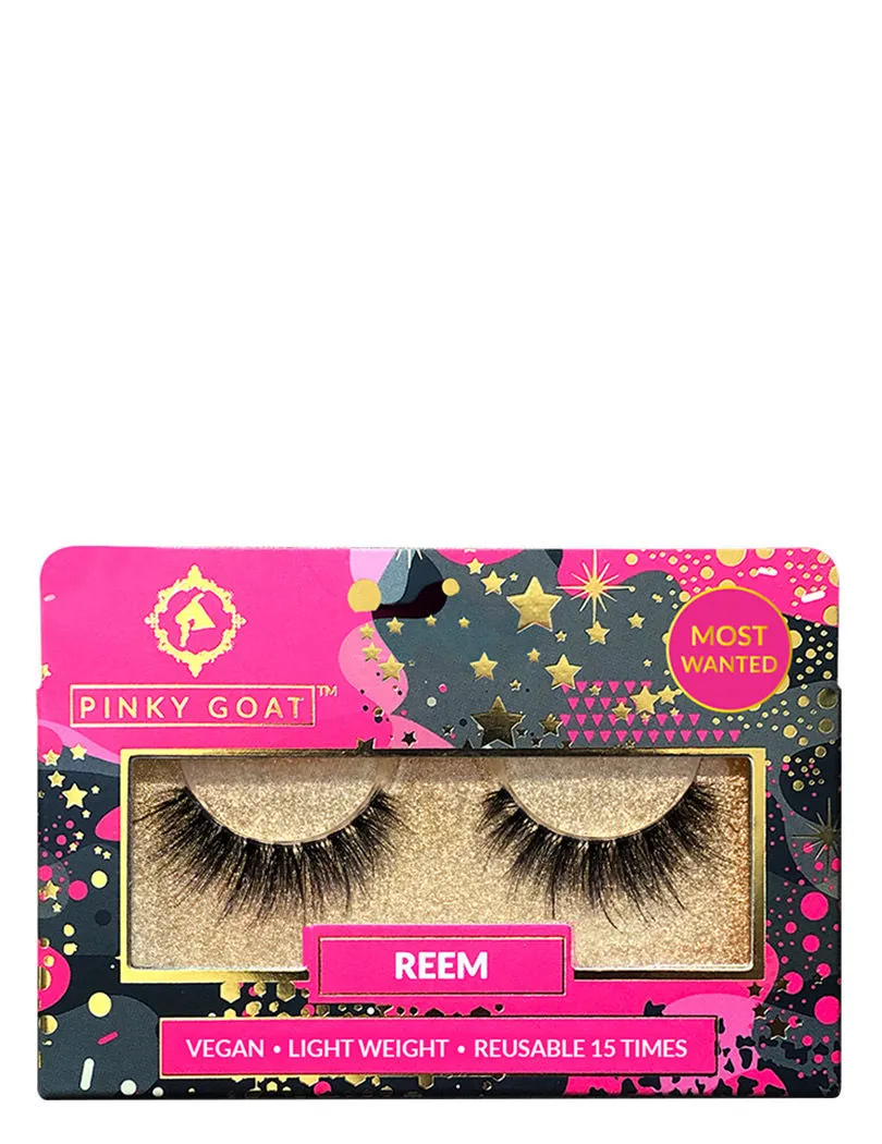 Pinky Goat Natural Vegan Lashes - Reem