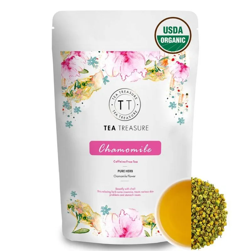 Tea Treasure Pure Herb Chamomile Caffine Free Tea