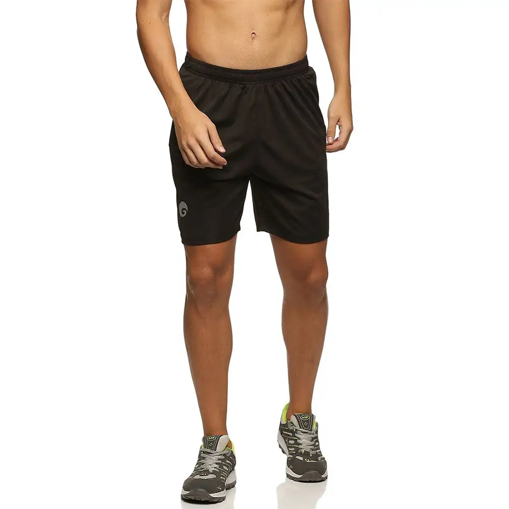 Omtex Elite Casual Sports Shorts for Men,  Large  Black