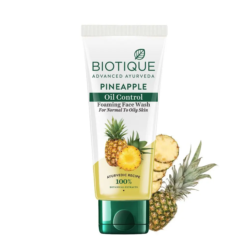 Biotique Bio Pineapple Oil Control Foaming Face Wash (150 ml)