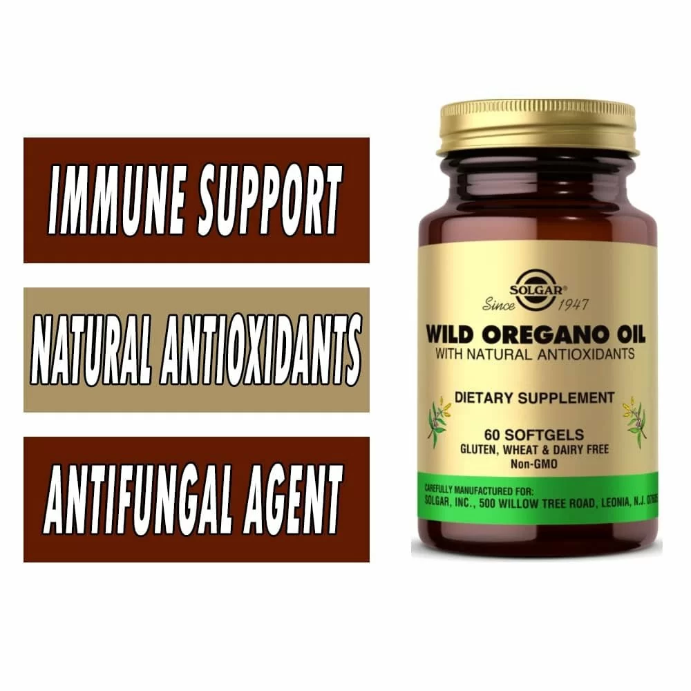 Solgar Wild Oregano Oil - 60 Softgels