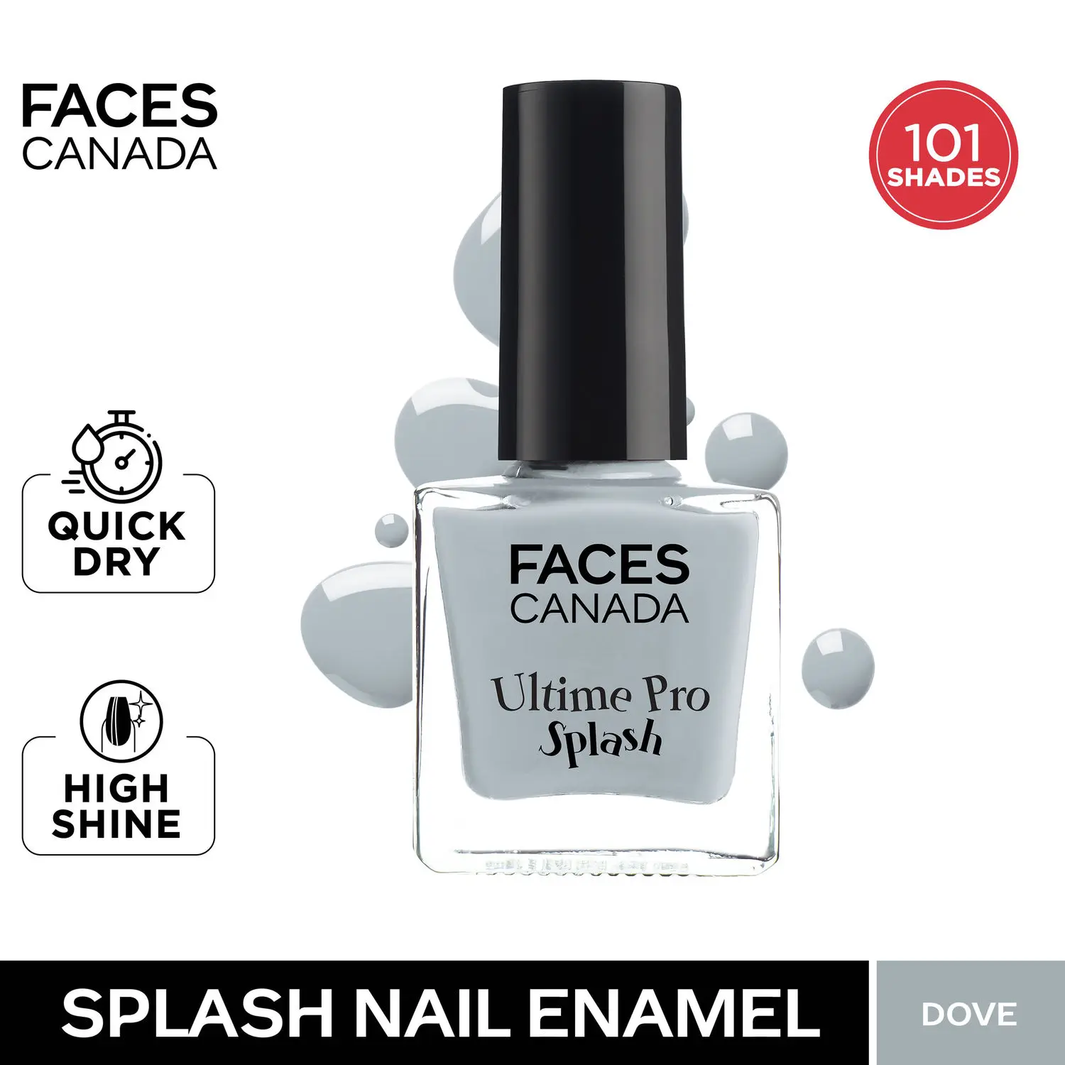 Faces Canada Ultime Pro Splash Nail Enamel Dove 38