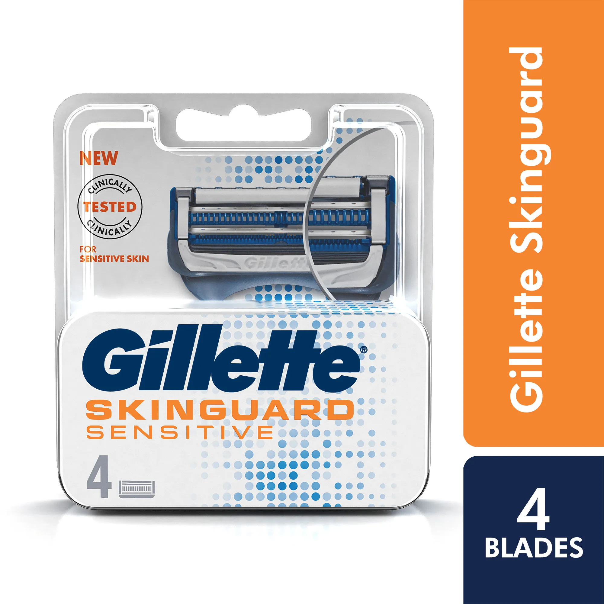 Gillette Skinguard Manual Shaving Razor Blades With 4 Cartridges