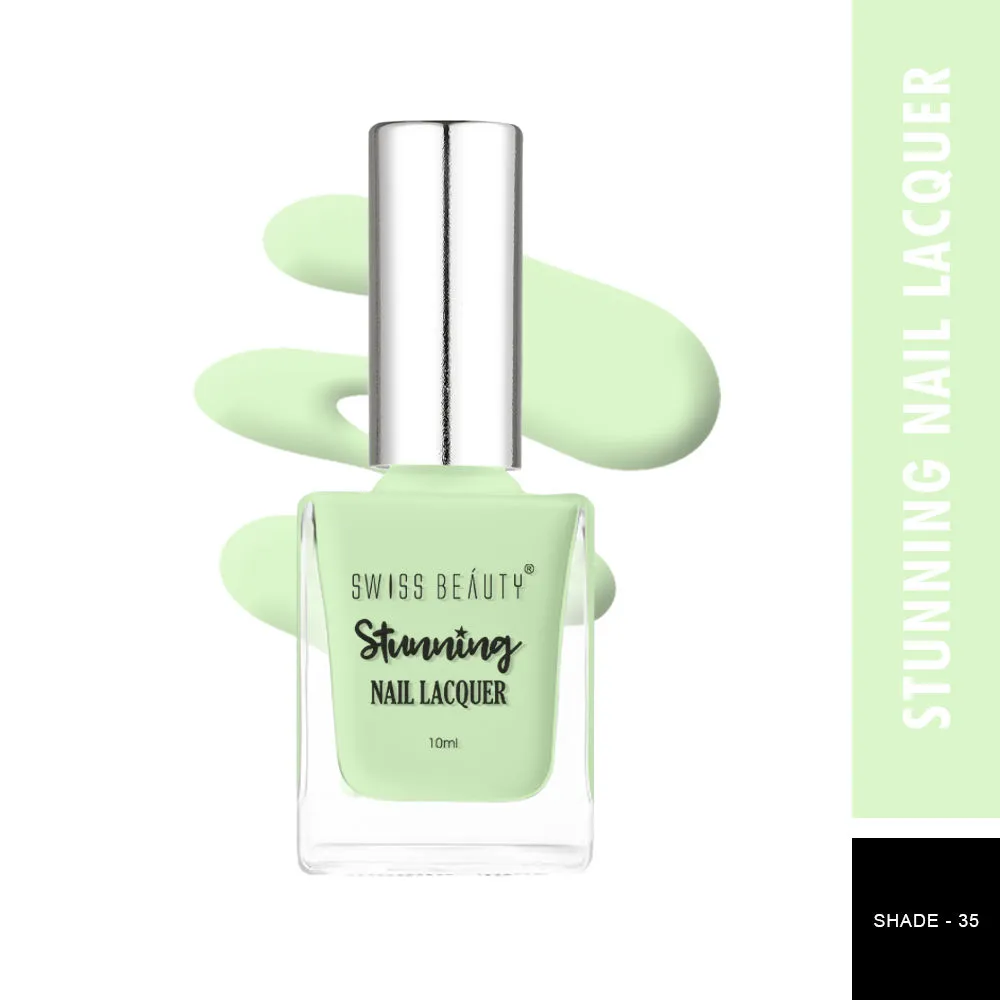 Swiss Beauty Stunning Nail Lacquer - 35 Pistachio