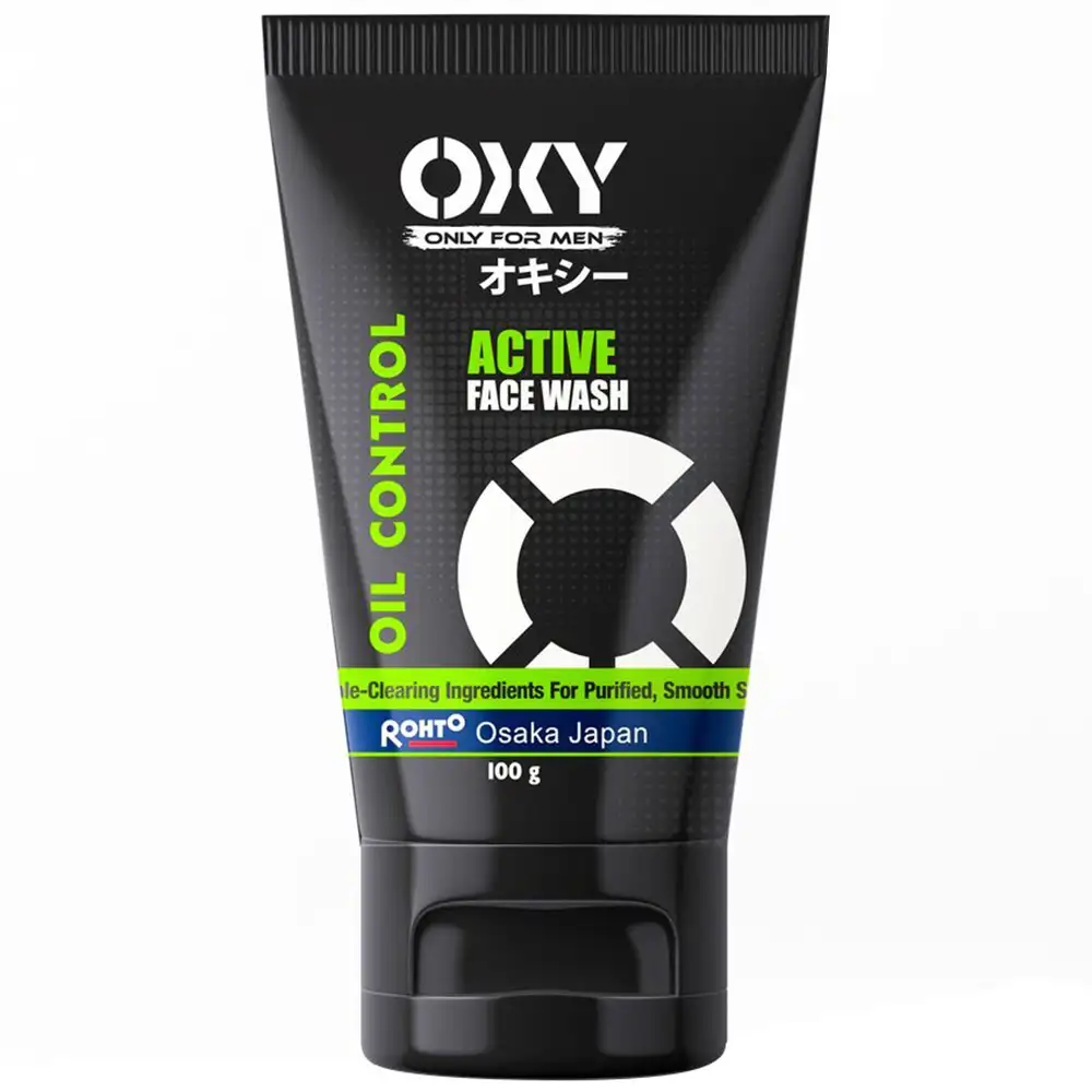 Oxy Oil Control Active Face Wash for Men,  100 g  for All Skin Types