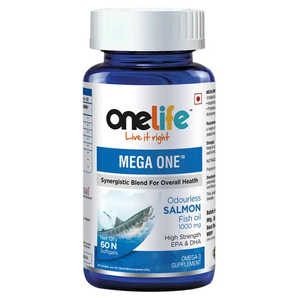 OneLife Mega One,  60 softgels