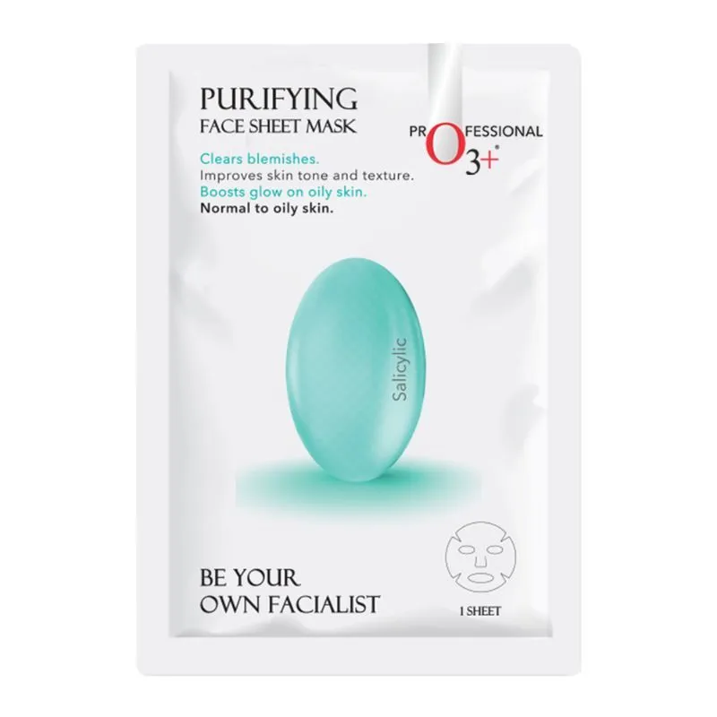 O3+ Facialist Purifying Face Sheet Mask With Salicylic