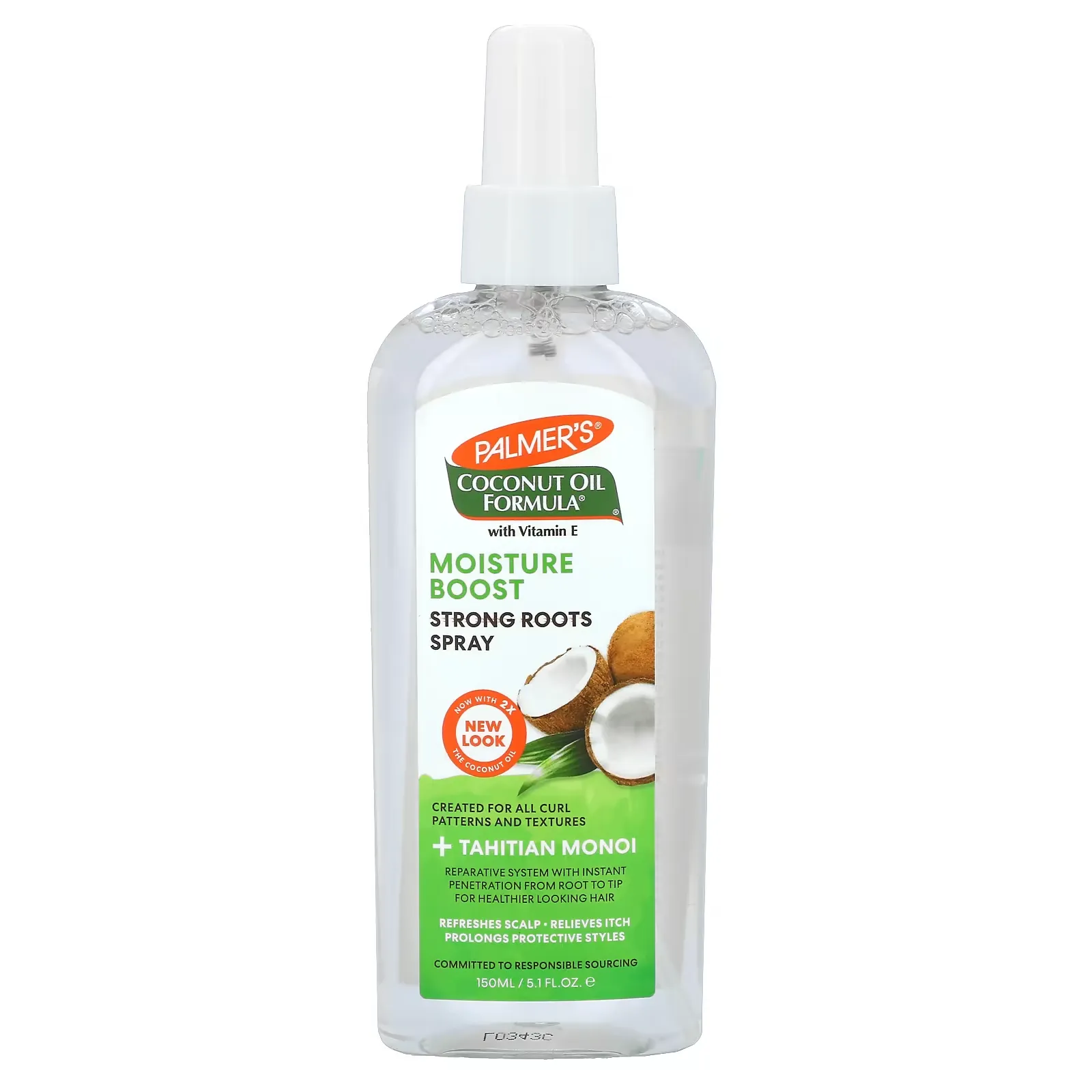 Coconut Oil Formula, Moisture Boost Strong Roots Spray, 5.1 fl oz (150 ml)