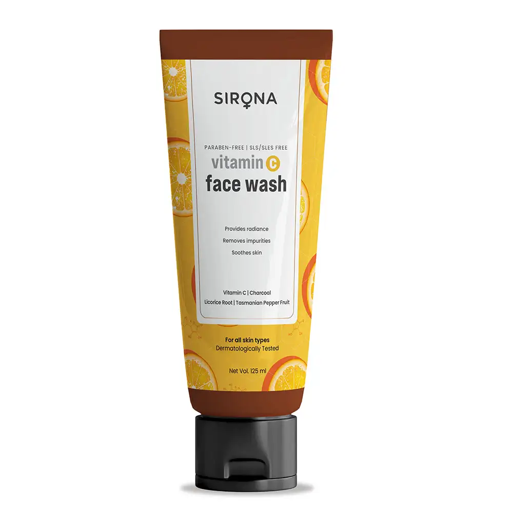 Sirona Vitamin C Face Wash,  125 ml  All Skin Type