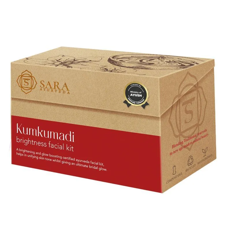 O3+ Sara Ayurveda Kumkumadi Brightness Facial Kit For Bridal Glow