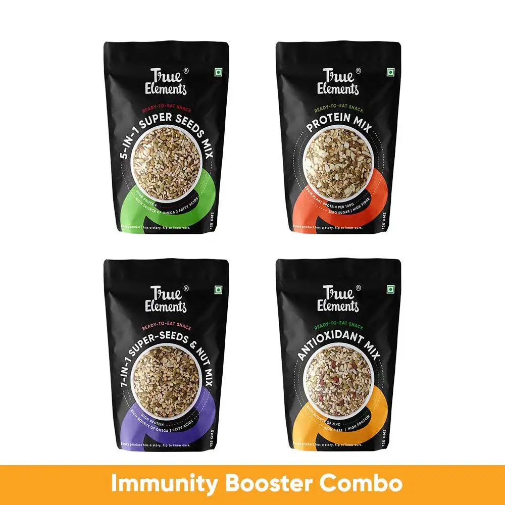 True Elements Immunity Booster Combo,  Mix Flavour  4 Piece(s)/Pack