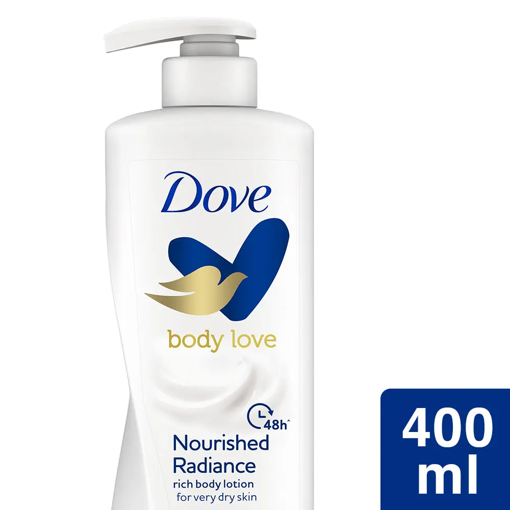 Dove Body Love Nourished Radiance Body Lotion Paraben Free|| 400 ml