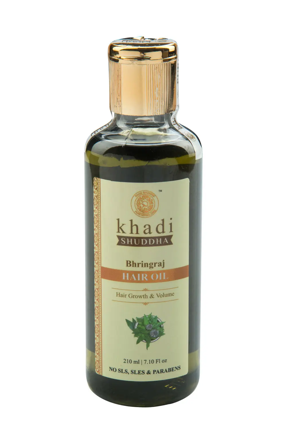 Khadi Shuddha Bhringraj Hair Oil Pack Of 2 (420 ml)