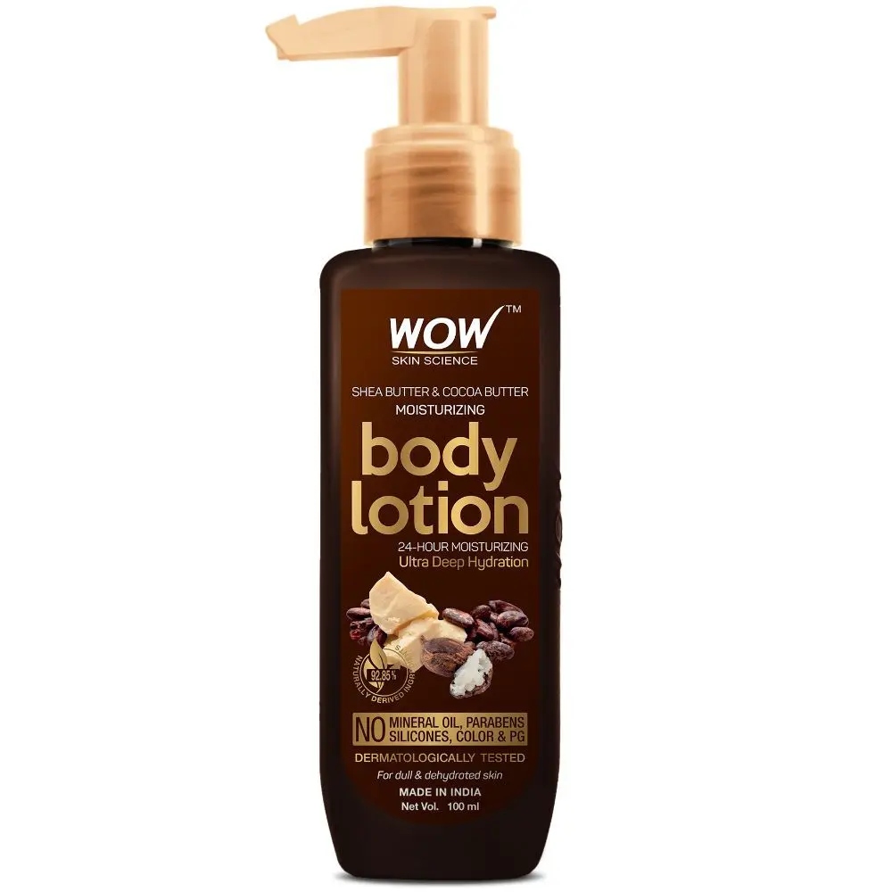 WOW Skin Science Shea Butter & Cocoa Body Lotion 100ml