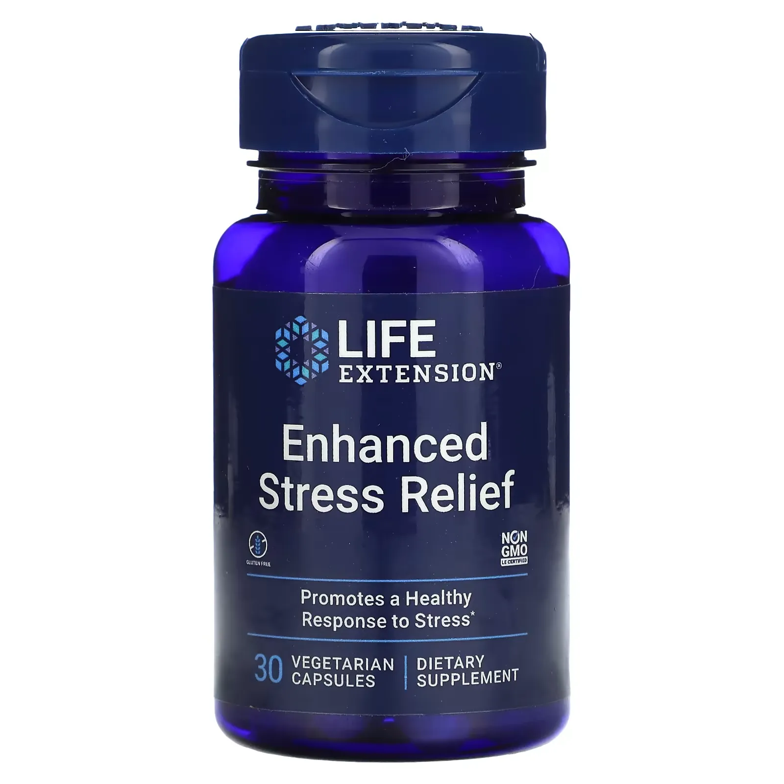 Enhanced Stress Relief, 30 Vegetarian Capsules