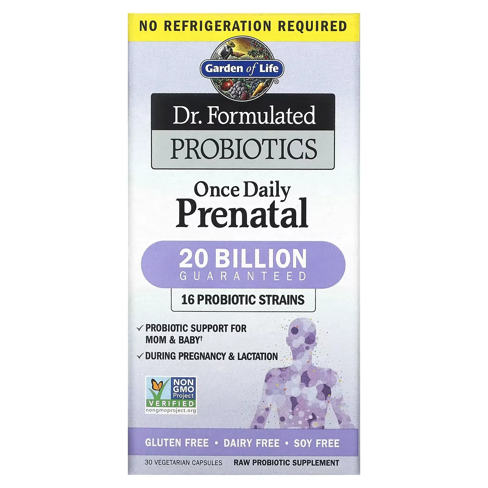 Dr. Formulated Probiotics, Once Daily Prenatal, 30 Vegetarian Capsules