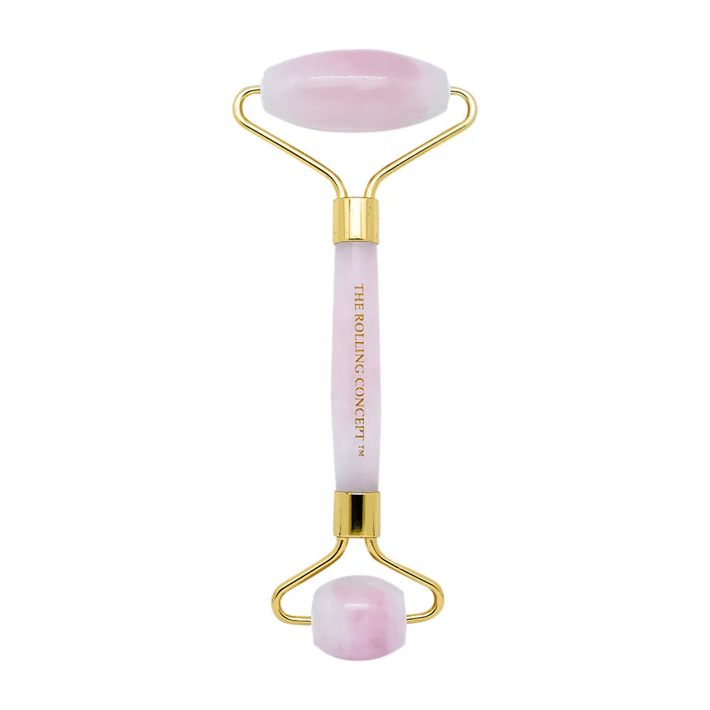 The Rolling Concept Rose Quartz Facial Roller - 1Pc