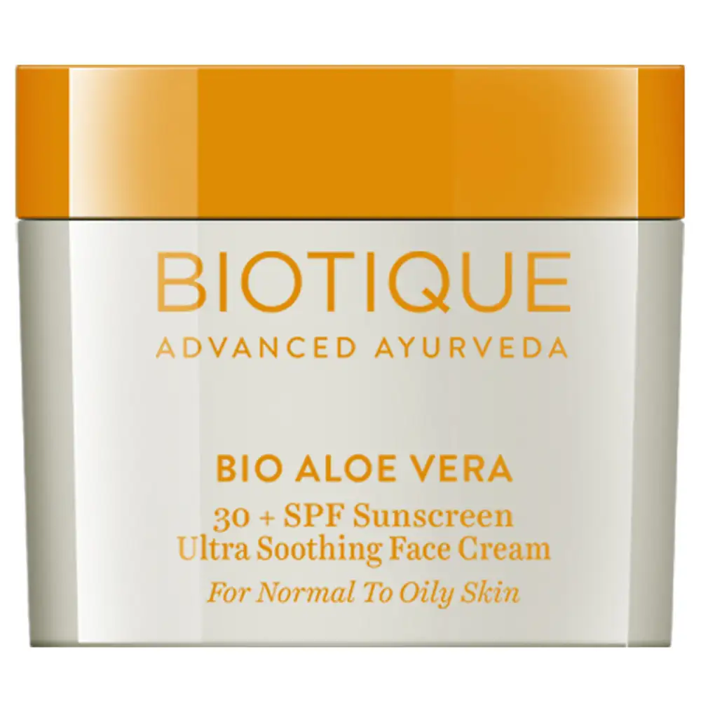 Biotique Bio Aloe Vera Sunscreen Ultra Soothing Face Cream,  50 g  from Normal to Oily Skin