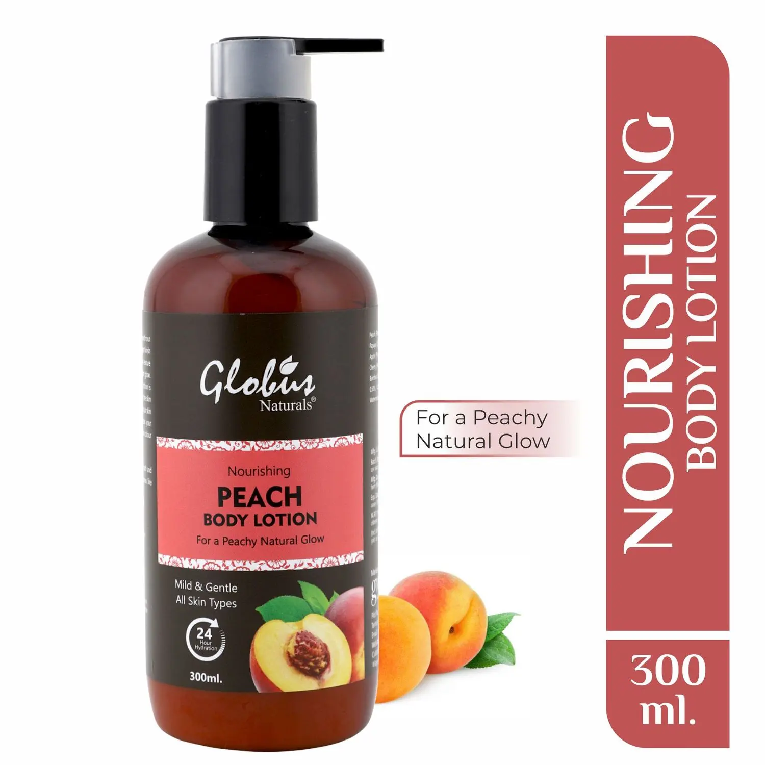 Globus Naturals Nourishing Peach Body Lotion (300 ml)