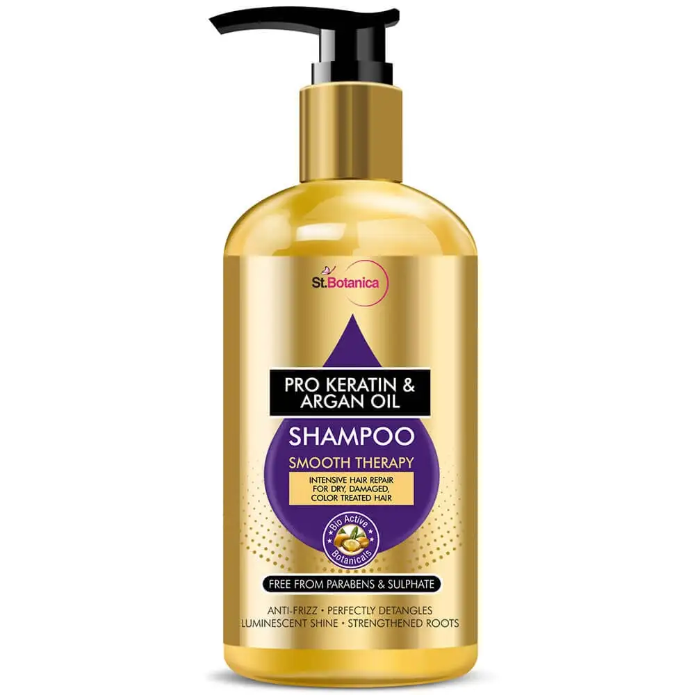 St.Botanica Pro Keratin & Argan Oil Shampoo,  300 ml  Smooth Therapy