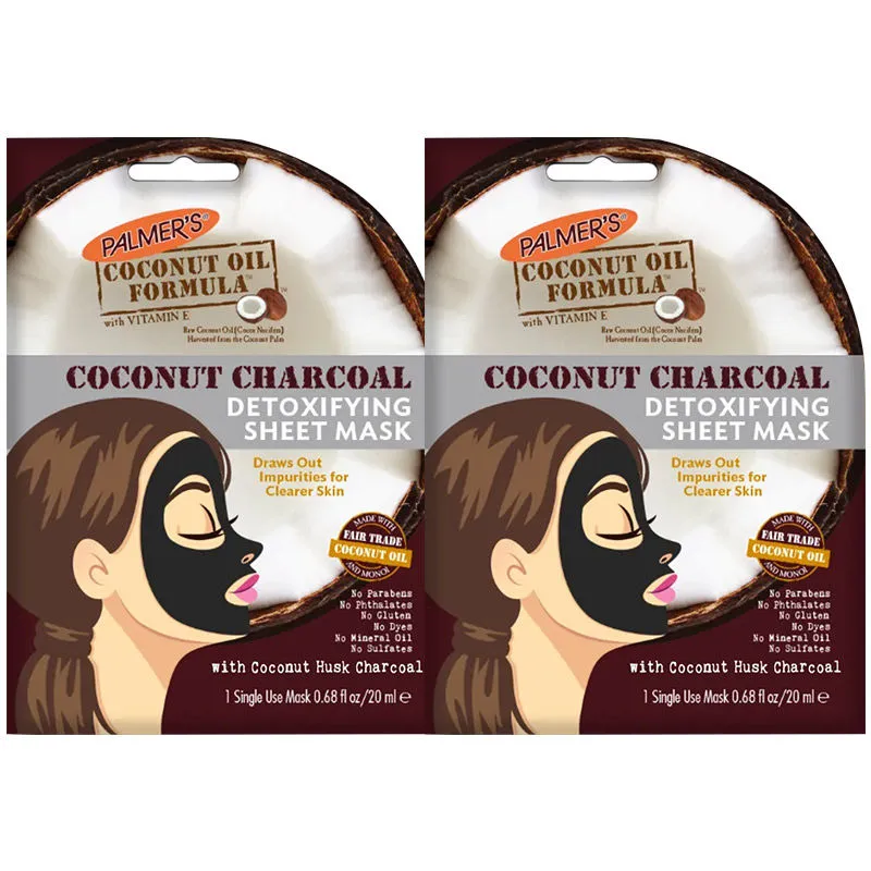 Palmer's Charcoal Detox Sheet Mask - Buy 2 Get 2