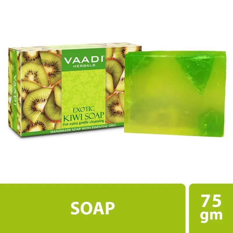 Vaadi Herbals Exotic Kiwi Soap For Extra Gentle Cleansing