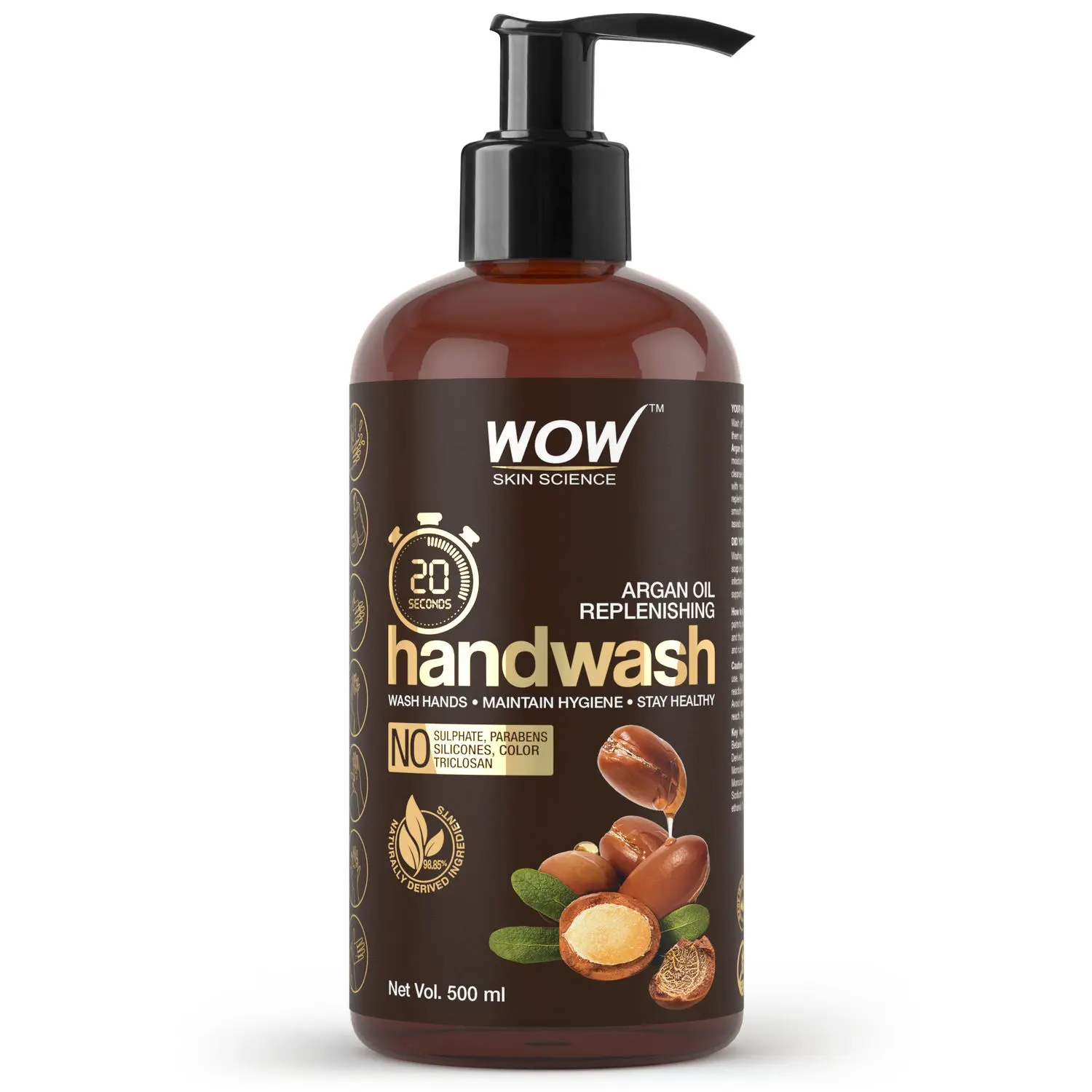 WOW Skin Science Argan Oil Replenishing Handwash (500 ml)