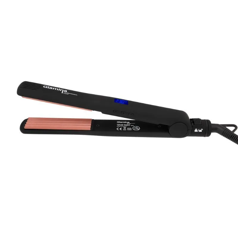 Glamina Professional 230°c Rose Gold Ceramic Hair Crimper GL240-Z