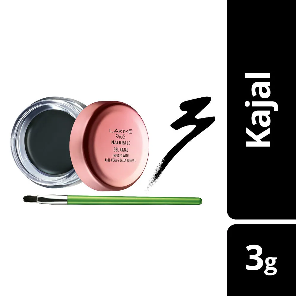 Lakme 9 to 5 Naturale Gel Kajal - Black