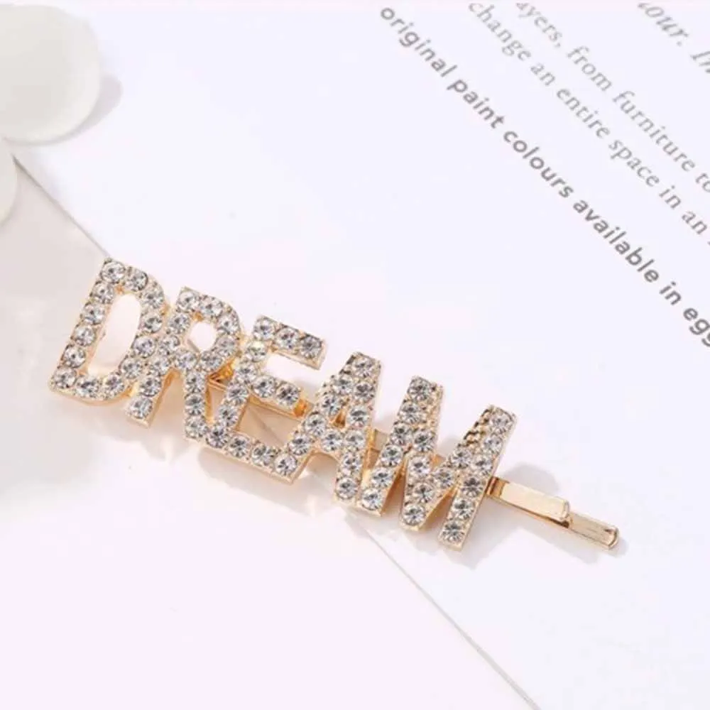 Ferosh Dimond Dream Golden Hair Pin