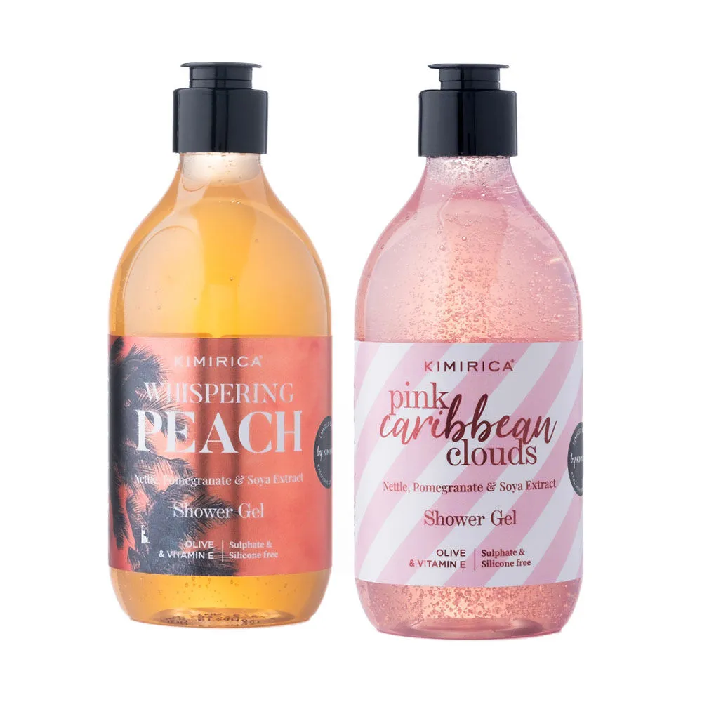 Kimirica Cheerful & Romantic Sulphate Free Shower Gel Duo