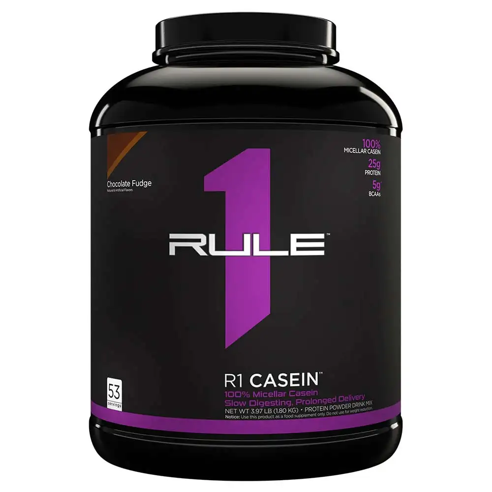 Rule One R1 Casein,  3.97 lb  Chocolate Fudge