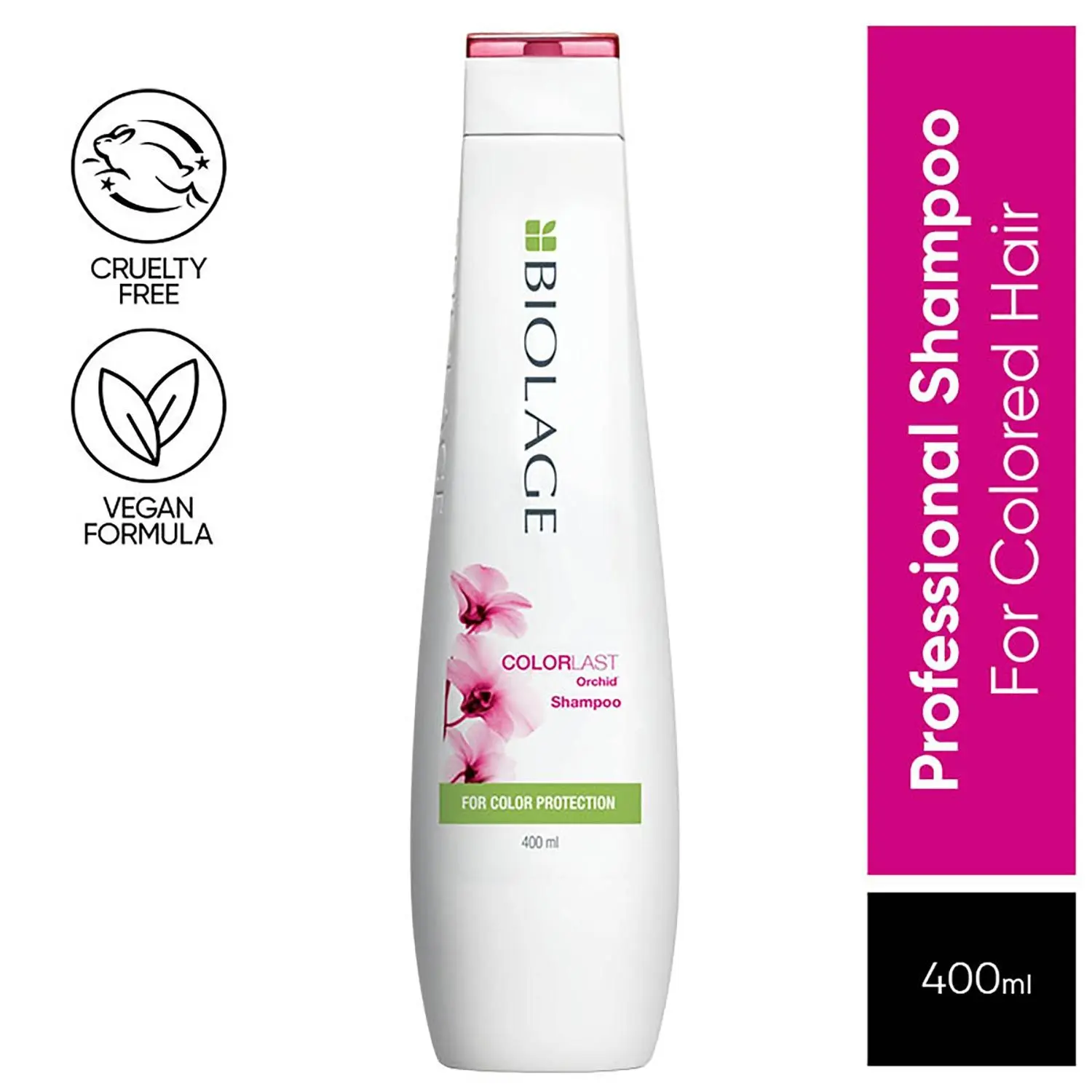 BIOLAGE Colorlast Shampoo 400ml | Paraben free|Helps Protect Colored Hair & Maintain Color Vibrancy | For Colored Hair