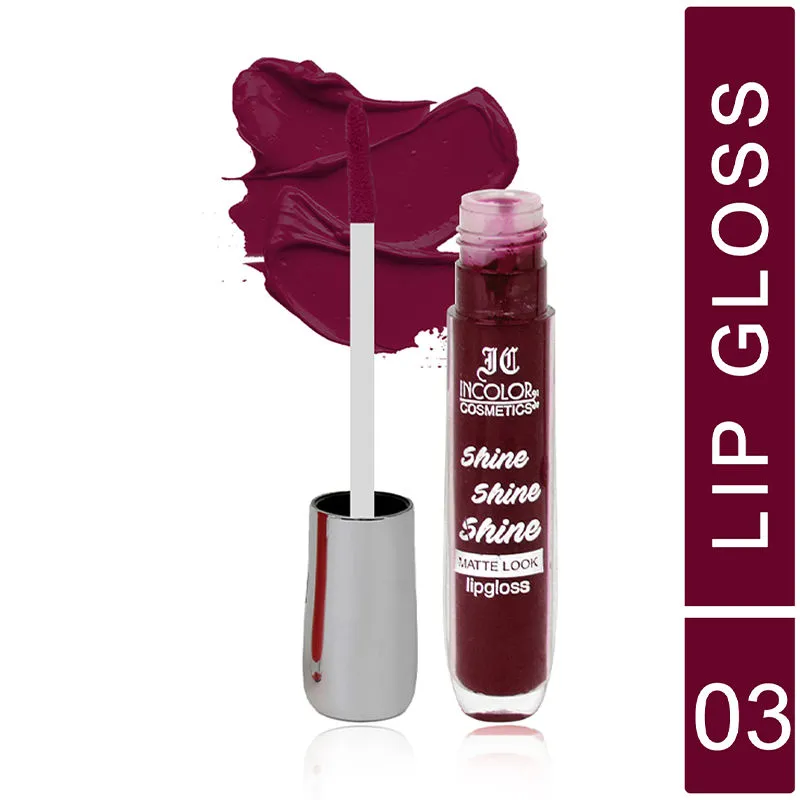 Incolor Shine Shine Shine Matte Lip Gloss - 3