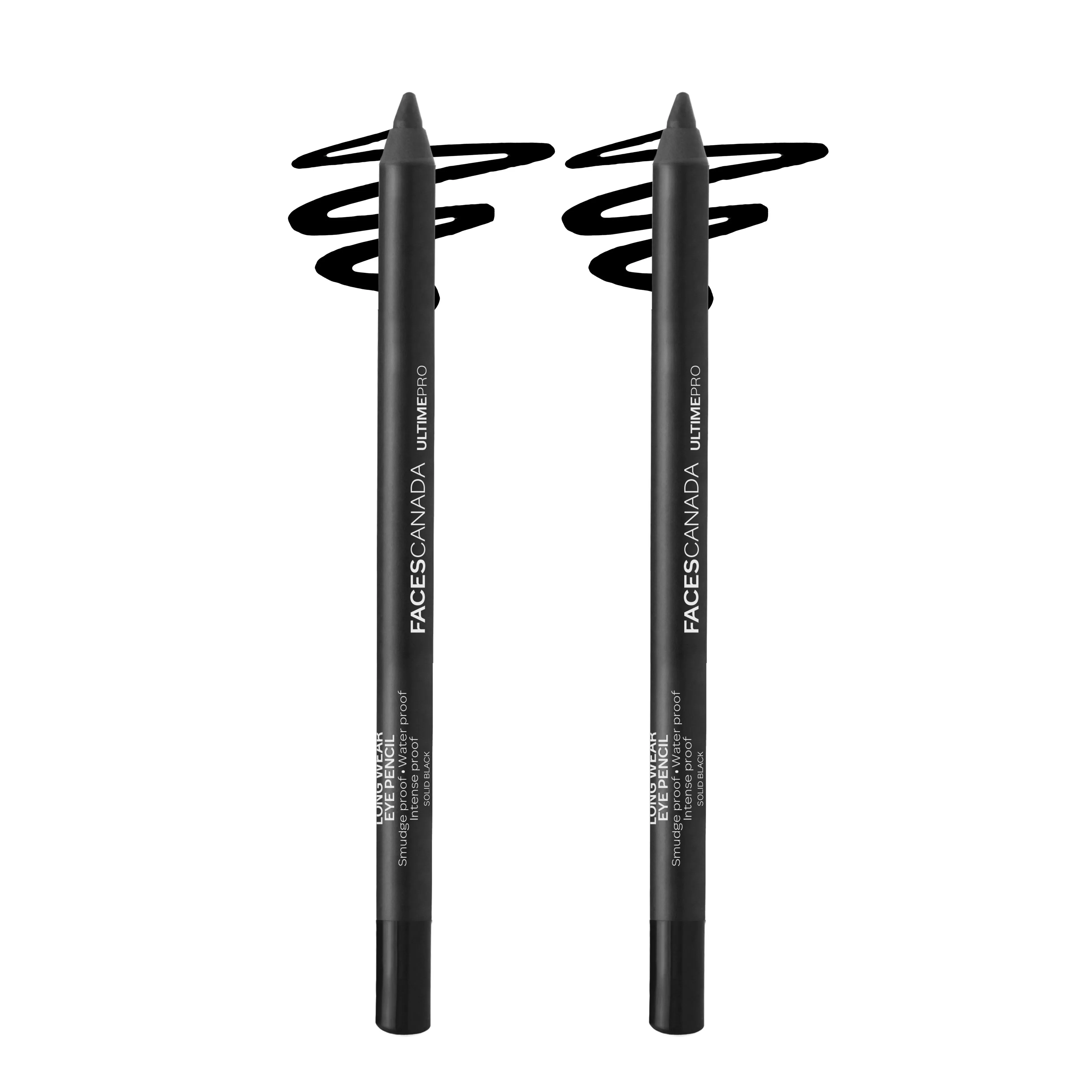 Faces Canada Eye Pencil Solid Black 02 (pack Of 2)