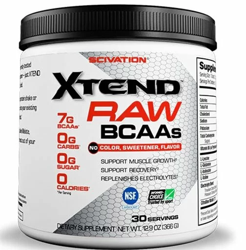 Xtend Raw By Scivation, Unflavored 30 Servings