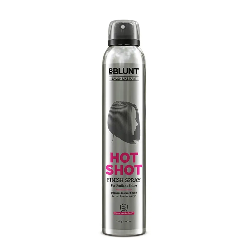 BBLUNT Hot Shot Finish Spray For Radiant Shine (200 ml)