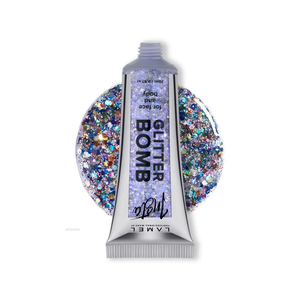 Lamel INSTA Glitter Bomb №401-Blue-Silver 20ml