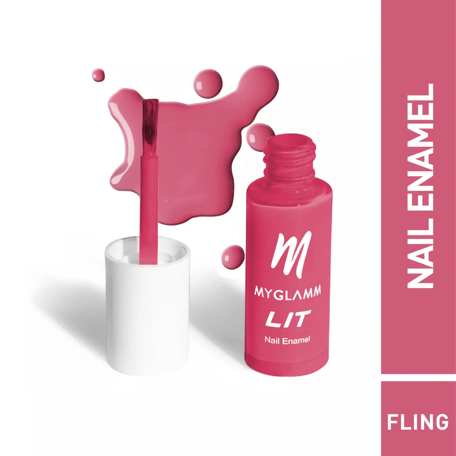 MyGlamm LIT Nail Enamel - Fling