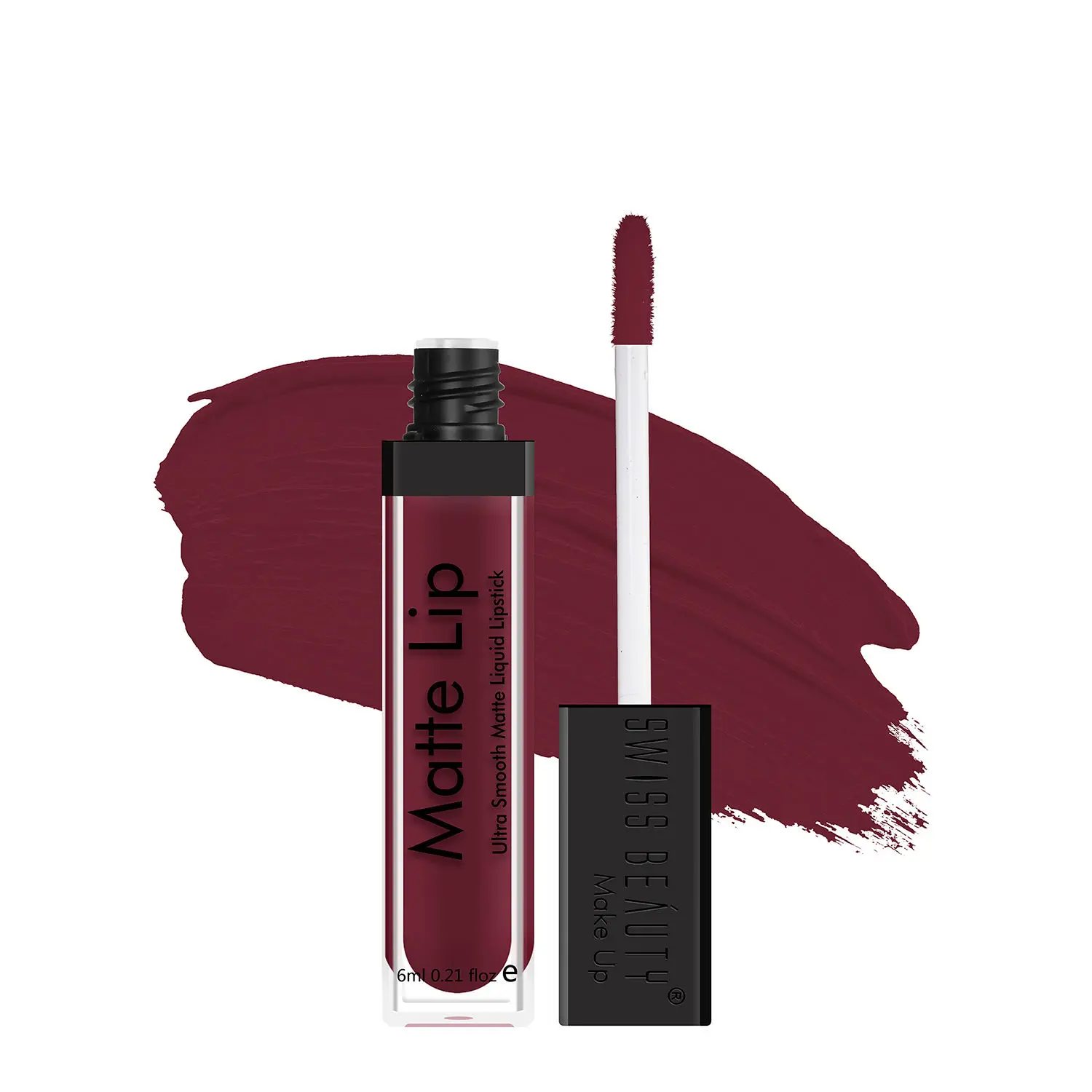 Swiss Beauty Ultra Smooth Matte Liquid Lipstick| Smooth Lip Color| Matte Finish|40 | 6ml