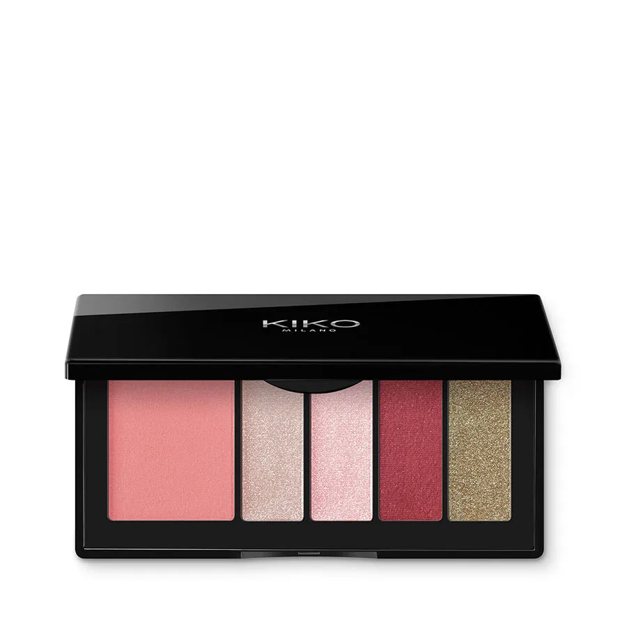 Kiko Milano Smart Eyes and Cheeks Palette - 04 Burgundy Expression