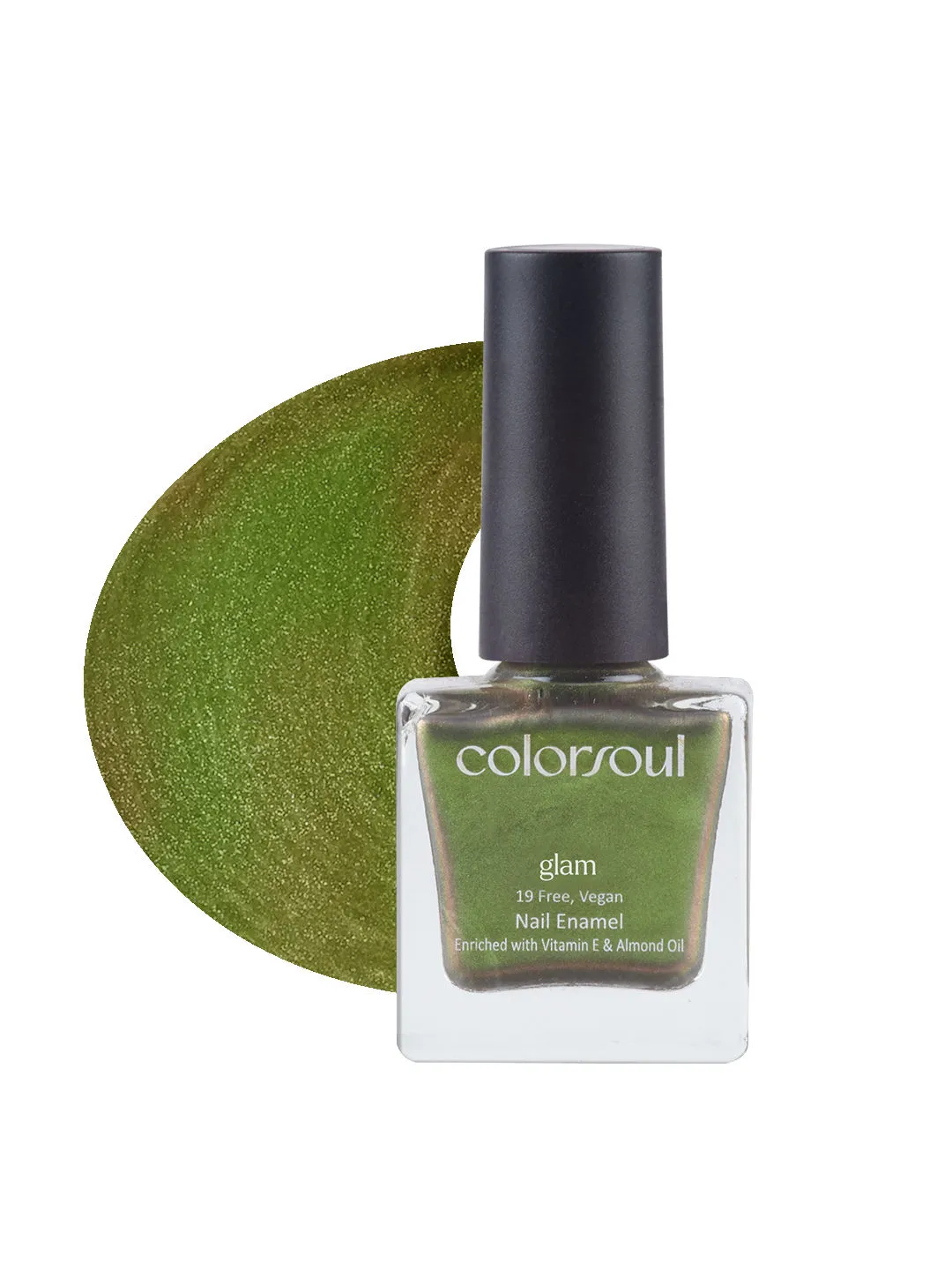 ColorSoul Glam Nail Enamel - Green Glow