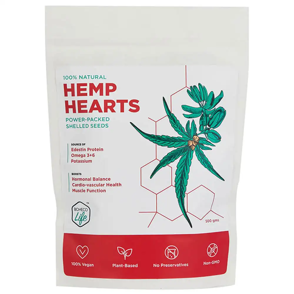 BOHECO Life Hemp Hearts,  500 g  Unflavoured