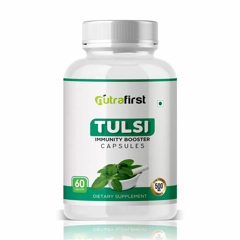 Nutrafirst Tulsi Capsules (500mg Formula)