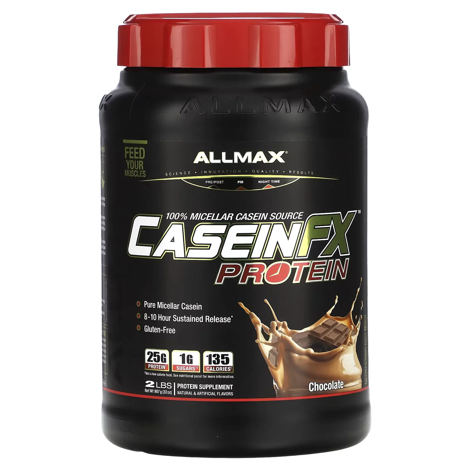 CaseinFX, 100% Casein Micellar Protein, Chocolate, 2 lbs (907 g)