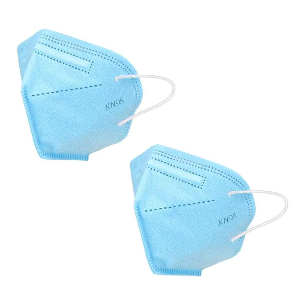 Fabula Pack Of 2 Kn95/N95 Anti-Pollution Reusable 5-Layer Mask (Blue )