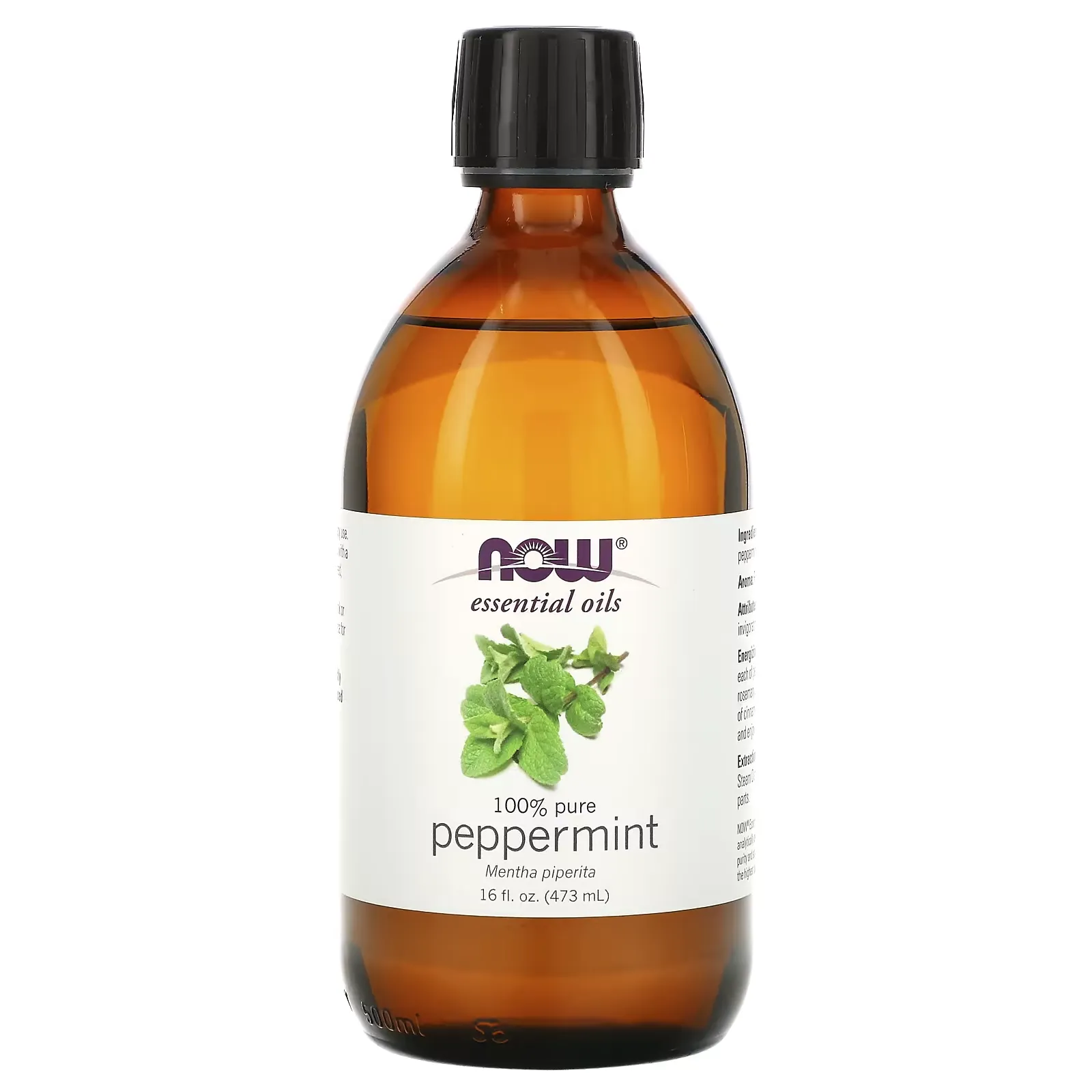 Essential Oils, 100% Pure Peppermint, 16 fl oz (473 ml)