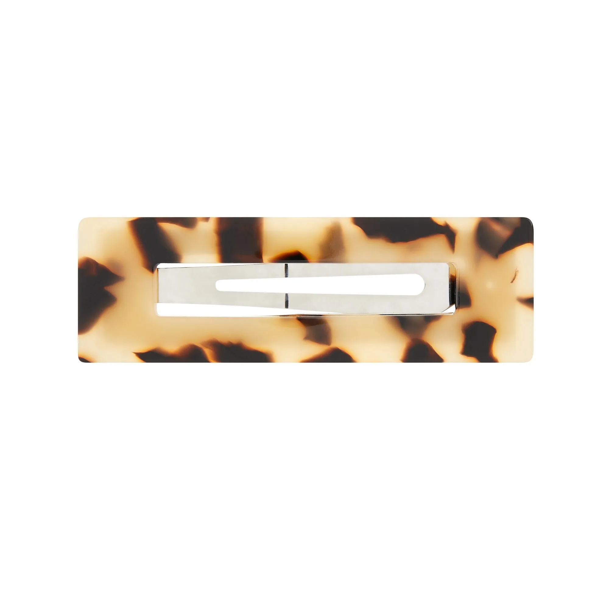 Accessorize London Tortoiseshell Rectangle Hair Clip