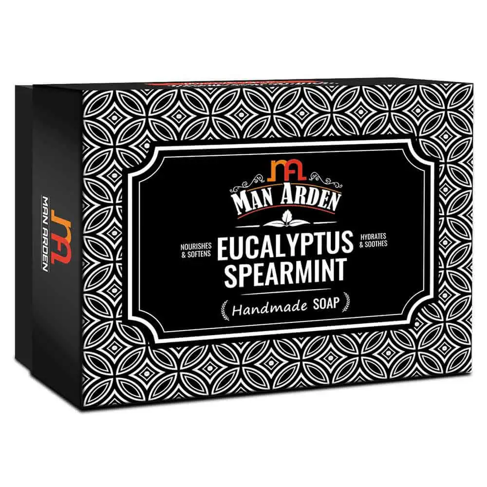 Man Arden Eucalyptus Spearmint Handmade Soap,  125 g  Nourishes & softens, Hydrates & Soothes